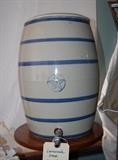 GREAT Star Stoneware of Crooksville Ohio 6 Gallon Water Cooler with Spigot & Lid