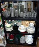 Just some of the MANY MANY Dishes and dish sets... There are 100's of Dishes!