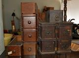 Old Sewing Machine Drawers