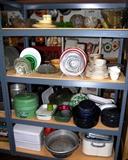 Enamelware, Tin Cake Covers, and More