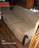 1930's Sofa has Matching Chair NICE