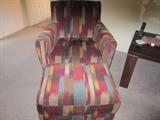 CHAIR AND OTTOMAN