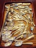 Silver plated flatware