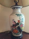 Asian motif vase