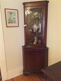 Mahogany Corner Cabinet