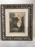 Jean Corot Original Cliche, 150 edition, "The Little Shepard at the Entrance of a Forest" 
