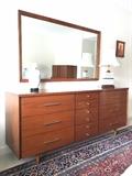 Chrome Hardware on John Stuart Dresser, Matching Mirror 
