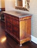 Handsome 19thC Chest with Marble Top