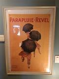 Vintage French poster - crappy frame - could be great with a little TLC.