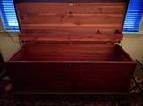 This is not a casket, it's a Lane Cedar Chest, silly!