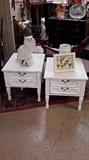 Painted side tables