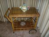 Bamboo Hostess Cart & Decortive
