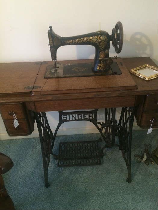 Vintage Singer sewing machine