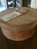 Vintage cheese box