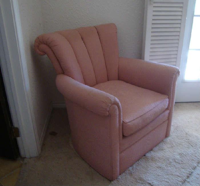Pair of Pink Matching Chairs