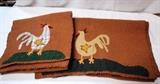 SMALL BLANKETS WITH CHICKEN DESIGN