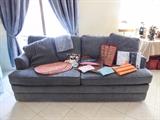 Steel frame sofa sleeper, comfy open or closed