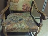 Antique Tapestry Armchairs 