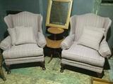 Vintage Pennsilvania House wingback armchairs 