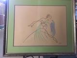 Signed and numbered Hirschfeld lithograph 