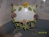 Shabby chic metal picture frame