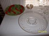 lobster plate, glassware