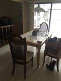 KITCHEN TABLE AND CHAIRS