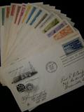 First Day of Issue Stamps, 1948-1957