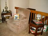 End Tables, Recliner and Vintage Games.