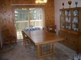 Martinsville ca. 1965 9pc Dining Room Set, Danish Modern.
