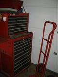 Hand Truck & Craftsman Tool Cabinet