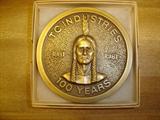TC Industries / Terra Cotta Industries / TECO 1881-1981 100 Years Commemorative Token - Mint in original box.
