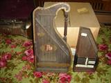 A. Porter zither of autoharp & Zimmerman's Auto Harp pat 1882
