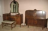 Antique Double Bed and Vanity