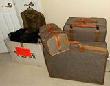 Hartmann Luggage 3pc Set (Tweed and Leather - NICE)