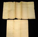 Muster roll from a Civil War West Virginia Regiment, side #1