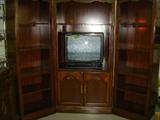 3-Part entertainment center and TV