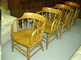 Set of 4 firehouse windsor chairs