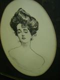 Signed Charles Dana Gibson, Gibson Girl, Artist's Proof