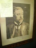 Robert Todd Lincoln signed photo to Secretary Charles Sweet.  See previous photo regarding research by the Illinois State Archives.