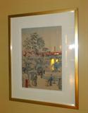 Japanese Woodblock Print by Hiroshige, mid 1800s