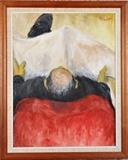 Manuel Bordgona-Italy, El Senador, 1975, Signed, Oil on Canvas,19x24"