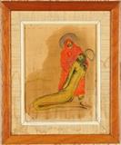 Manuel Bordogna-Italy, Cristo y Viegen, -year-, Series: Cristo y Virgen-Religious, Signed, Oil on Canvas, -size-