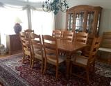 Broyhill Knotty Pine Dining Room Set