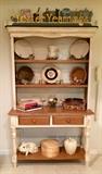 Hutch, Decorative Plates, Cook Books, Woven Baskets