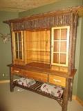 Old Hickory Hutch and buffet, Stick and old barn wood