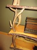 antler book case