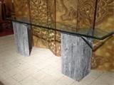 MODERN DESIGN MARBLE BASE CONSOLE TABLE
