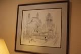 George Becker, ink, professionally matted and framed