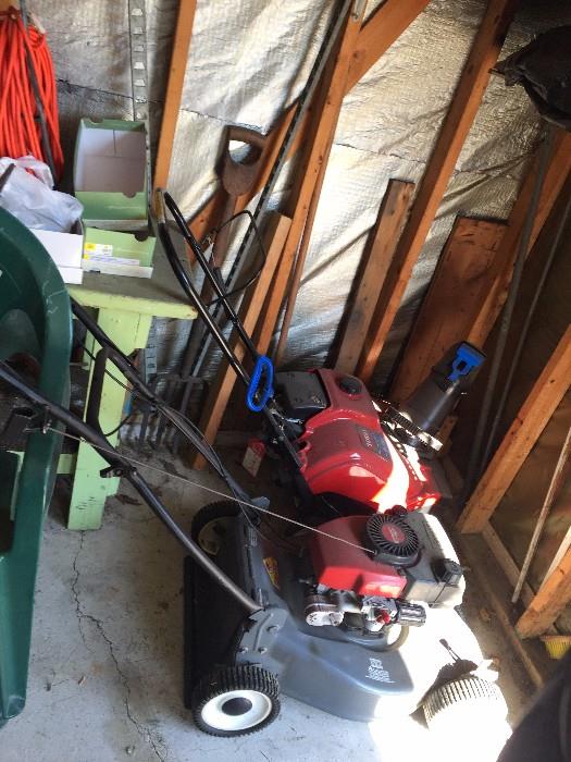 snow blower and mower
